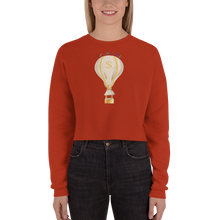 Load image into Gallery viewer, "The LIFESTYLE " Crop Sweatshirt Money bag logo
