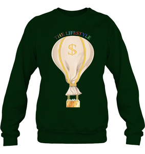 "The LIFESTYLE" Money bag 💰 Crewneck