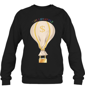 "The LIFESTYLE" Money bag 💰 Crewneck