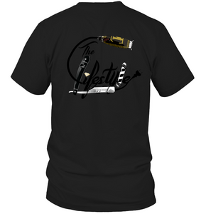 BARBERING IS "THE LIFESTYLE" t shirt