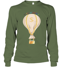 Load image into Gallery viewer, Long sleeve cotton &quot;The LIFESTYLE&quot; Money bag💰 t-shirt