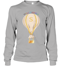 Load image into Gallery viewer, Long sleeve cotton &quot;The LIFESTYLE&quot; Money bag💰 t-shirt