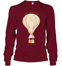 Load image into Gallery viewer, Long sleeve cotton &quot;The LIFESTYLE&quot; Money bag💰 t-shirt