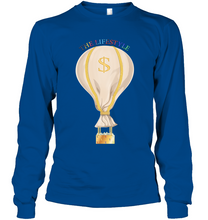 Load image into Gallery viewer, Long sleeve cotton &quot;The LIFESTYLE&quot; Money bag💰 t-shirt