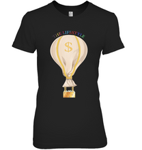 Load image into Gallery viewer, Women&#39;s Hot air money bag &quot;The LIFESTYLE&quot; tee