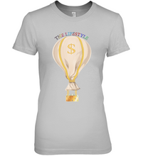 Load image into Gallery viewer, Women&#39;s Hot air money bag &quot;The LIFESTYLE&quot; tee