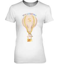 Load image into Gallery viewer, Women&#39;s Hot air money bag &quot;The LIFESTYLE&quot; tee