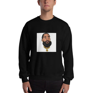 "THE LIFESTYLE " R.I.P. NIPSEY CREWNECK