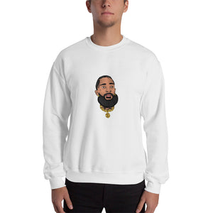 "THE LIFESTYLE " R.I.P. NIPSEY CREWNECK