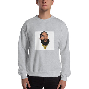 "THE LIFESTYLE " R.I.P. NIPSEY CREWNECK