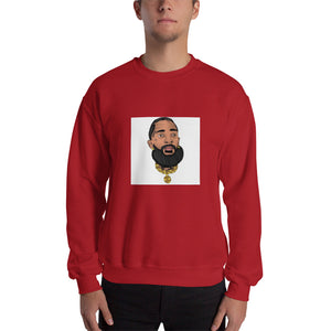 "THE LIFESTYLE " R.I.P. NIPSEY CREWNECK